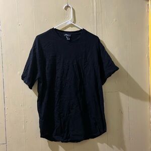 Scoop Hem Crew Neck Tee